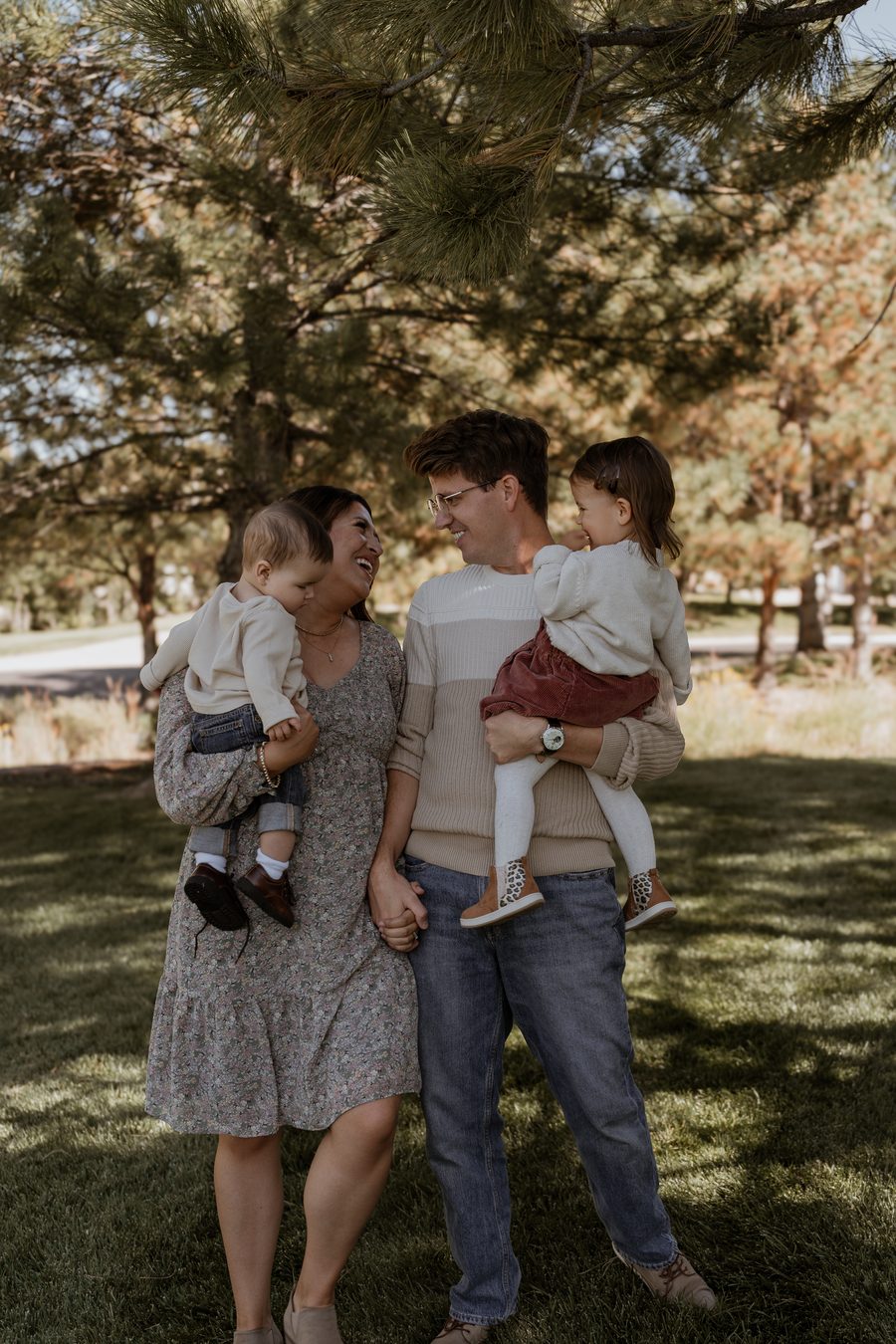 Tori and her family in the Rocky Mountains